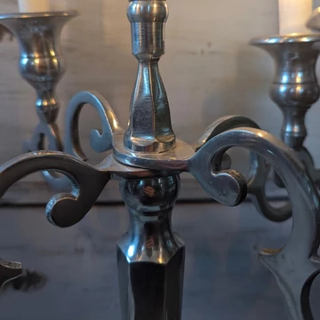 Nagyméretű ötágú gyertyatartó