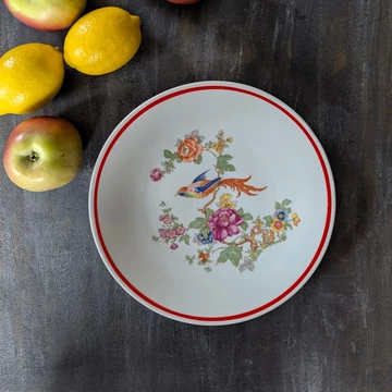Paradicsommadaras Zsolnay tányér