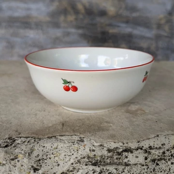 Alföldi Porcelán tálka meggy vagy cseresznye mintával