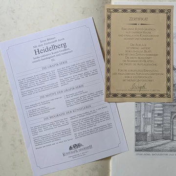 Nyomtatott grafikák - Heidelberg (Irene Blömer, 452/480)