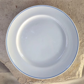 Tables &amp;amp; Couleurs porcelán lapostányér kék szegéllyel