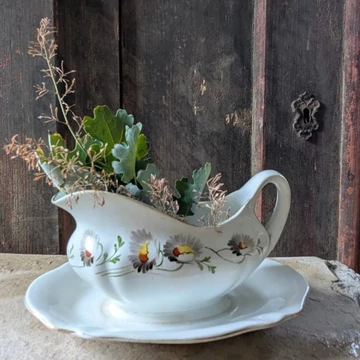 Vintage Konakovo porcelán szószos tál