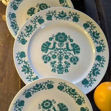 3 darabos Alföldi Porcelán tányérszett