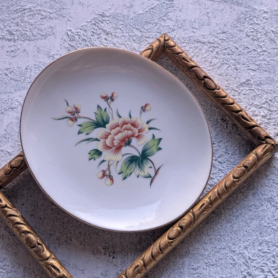 Hollóházi porcelán tálka