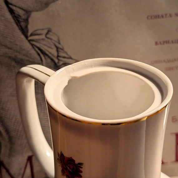 Hollóházi porcelán készlet kávézáshoz