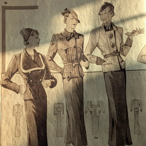 Párisi divat 1936. március 1