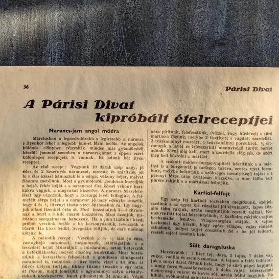 Párisi divat 1936. március 1