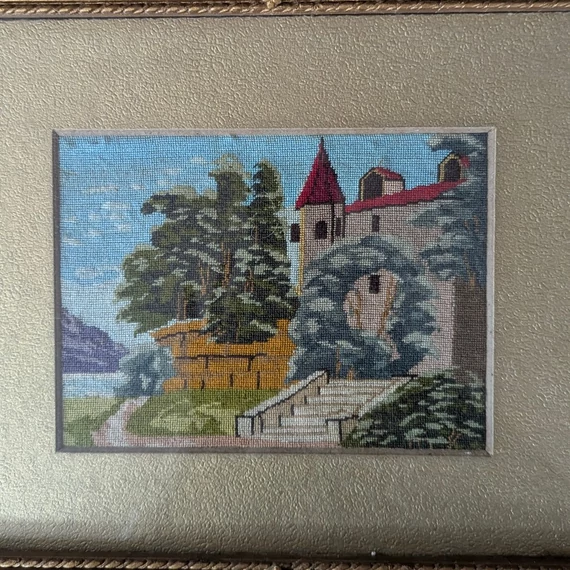 Gobelinkép blondel keretben