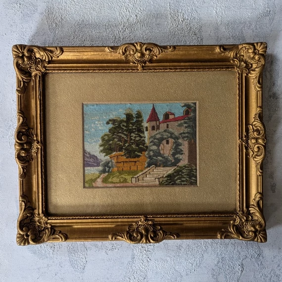 Gobelinkép blondel keretben