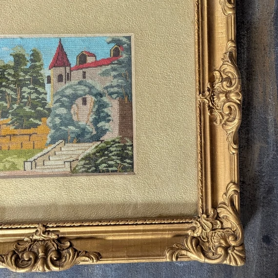 Gobelinkép blondel keretben