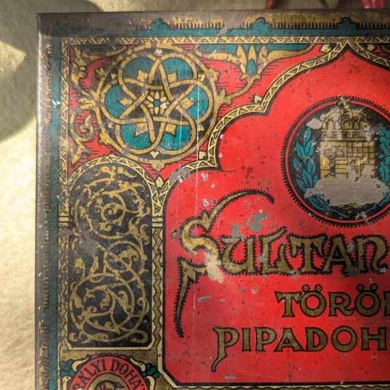 SULTAN FLOR TÖRÖK PIPADOHÁNY fém doboza