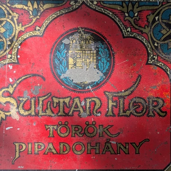 SULTAN FLOR TÖRÖK PIPADOHÁNY fém doboza