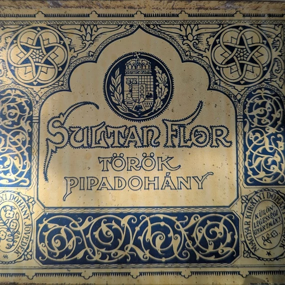 SULTAN FLOR TÖRÖK PIPADOHÁNY fém doboza