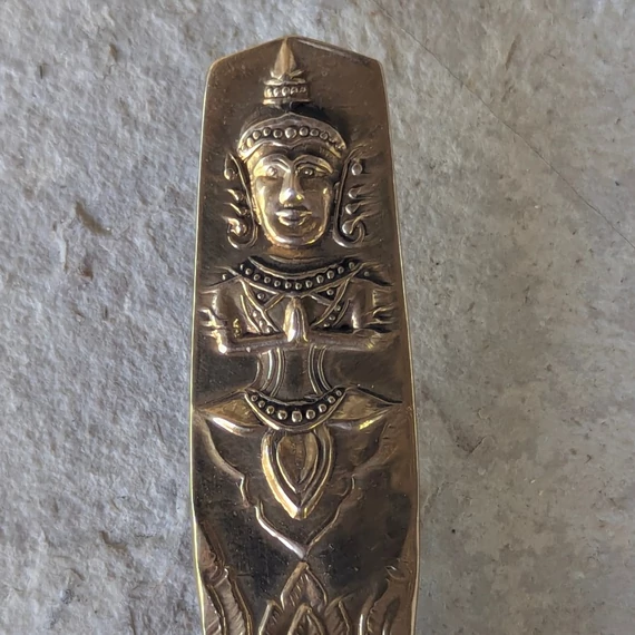 Buddha dombormintás levélbontó kés