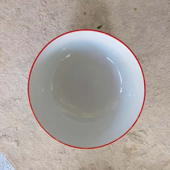 Alföldi Porcelán jelzésű kis tálka meggy vagy cseresznye mintával