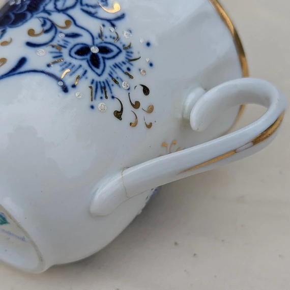 JRJS Cluj kobaltkék mintás porcelán készlet