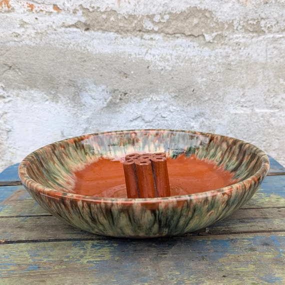 Kerámia tál ikebana kompozíciókhoz