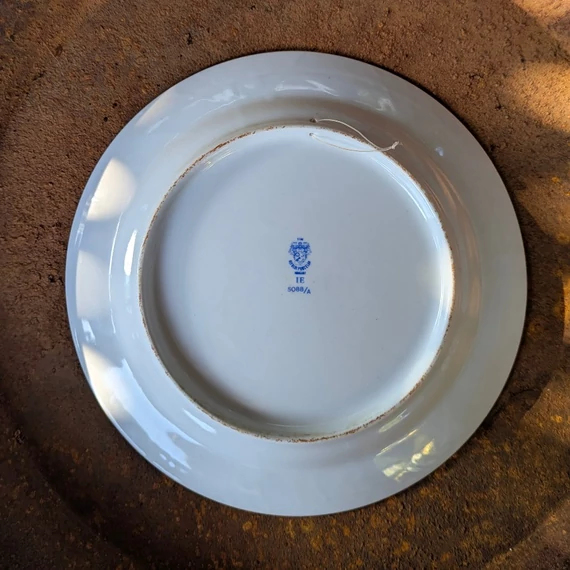 Alföldi Porcelán népi motívumos tányér