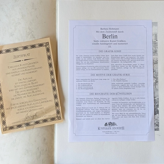 Nyomtatott grafikák - Berlin (Barbara Hohmann)