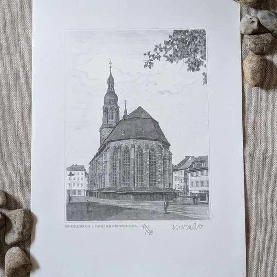 Nyomtatott grafikák - Heidelberg (Kirsten Orb, 94/480) 