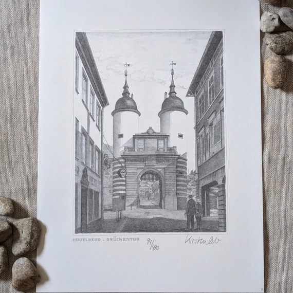 Nyomtatott grafikák - Heidelberg (Kirsten Orb, 94/480) 