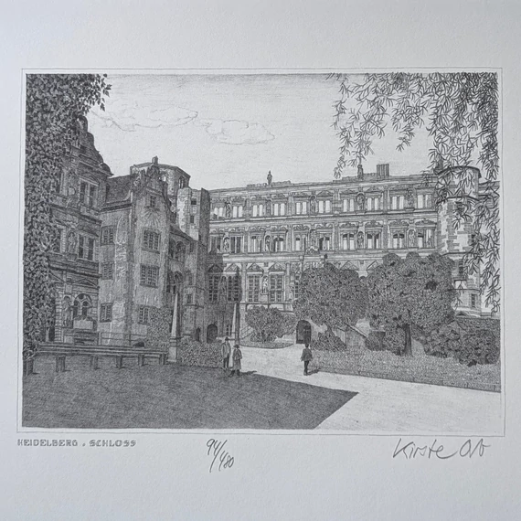 Nyomtatott grafikák - Heidelberg (Kirsten Orb, 94/480) 