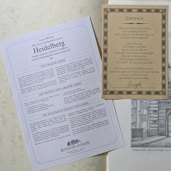Nyomtatott grafikák - Heidelberg (Irene Blömer, 452/480)