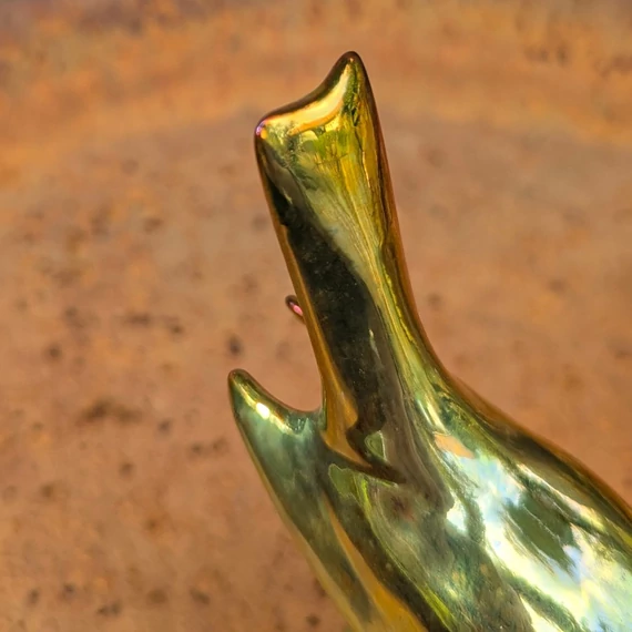 Zsolnay eozin mázas madárka