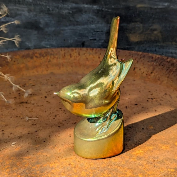 Zsolnay eozin mázas madárka