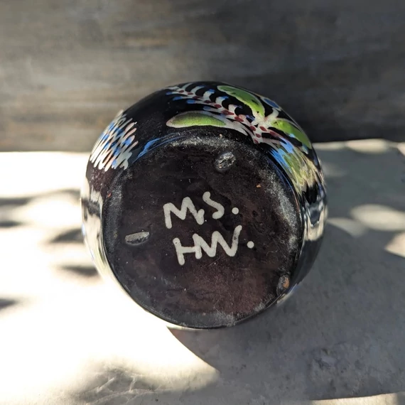 Vásárhelyi kerámia füles váza