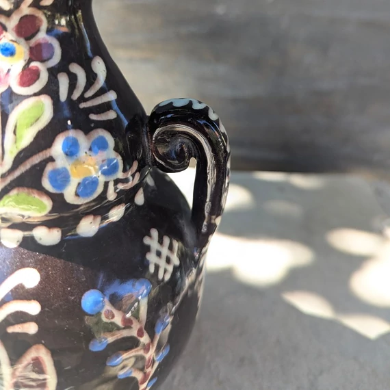 Vásárhelyi kerámia füles váza