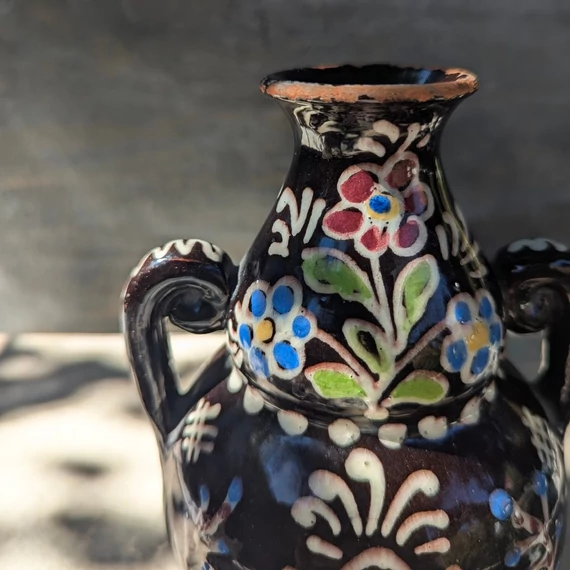 Vásárhelyi kerámia füles váza