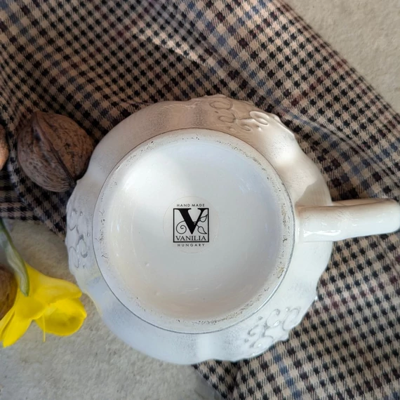 Romantikus nagy méretű kerámia bögrék (Vanilia Kerámia, 2db)