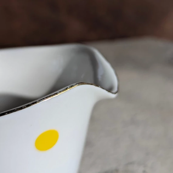 Hollóházi pöttyös cukortartó és tejkiöntő