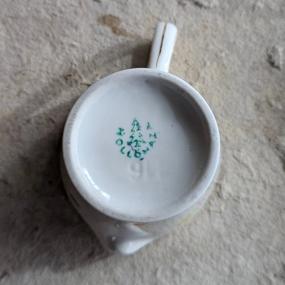 Hollóházi pöttyös cukortartó és tejkiöntő