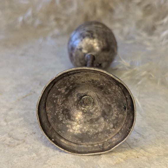 Három vintage ezüstözött kehely – gyertyatartónak is tökéletes