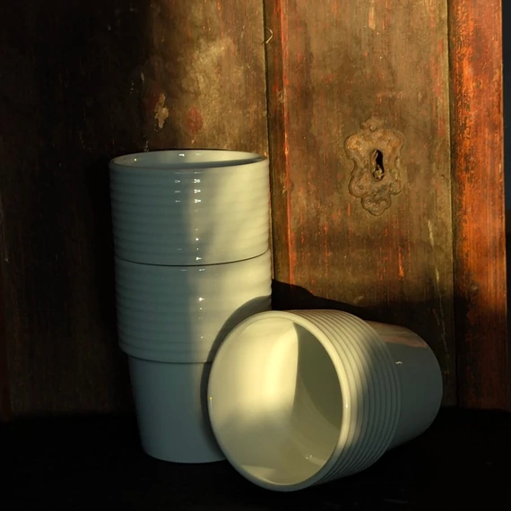 Rakásolható vintage porcelán pohár – 300 ml