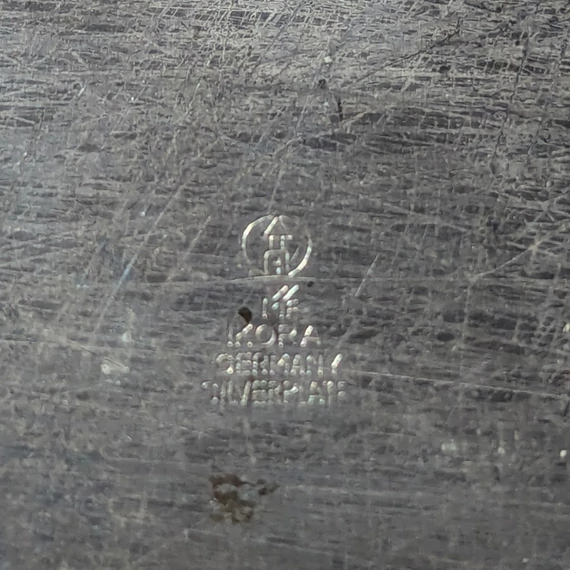 WMF IKORA Silverplate falitányér lovas motívummal