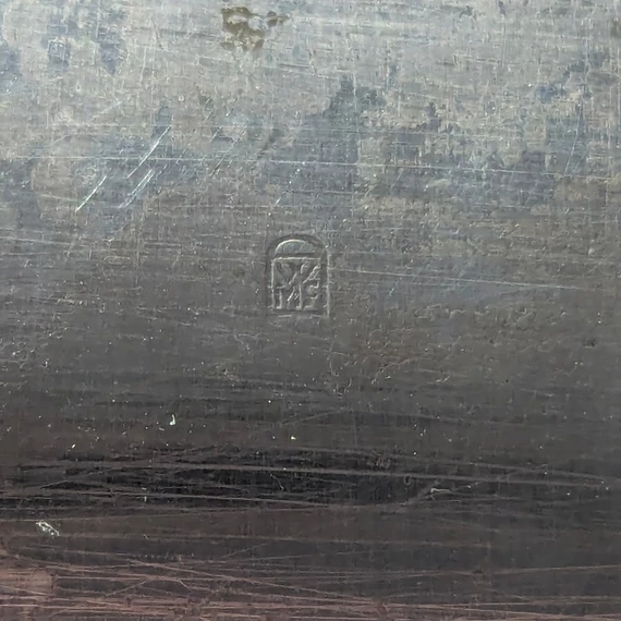 WMF IKORA Silverplate falitányér lovas motívummal