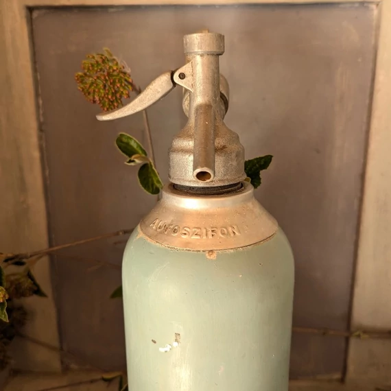 Mentazöld vintage „AUTOSZIFON