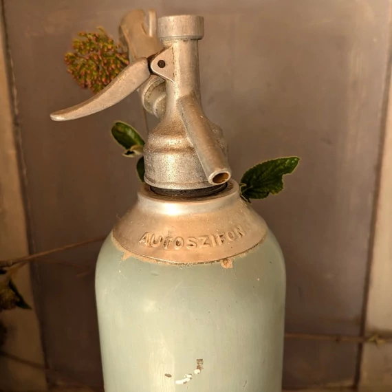 Mentazöld vintage „AUTOSZIFON