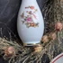 Paradicsommadárral díszített hollóházi porcelán váza