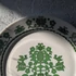 Alföldi Porcelán tányér zöld népi mintával