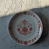 Alföldi Porcelán tányér piros népi mintával