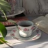 Rózsás porcelán kávéskészlet