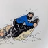 TINTIN kalandjai tányér - Vörös Rackham kincse