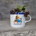 Tintin és Haddock kapitány jelenete a Vörös Rackham kincse című képregényből – TINTIN porcelánbögre HERGÉ / MOULINSART 1996 felirattal