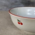 Alföldi Porcelán jelzésű kis tálka meggy vagy cseresznye mintával
