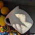 újragondolt, kőhatású, mészkőszínű vintage cserépedény
