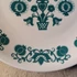 Alföldi Porcelán zöld pávás tányér szett - 3 db